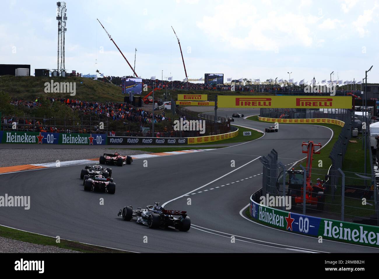 George Russell (GBR) Mercedes AMG F1 W14. Championnat du monde de Formule 1, Rd 14, Grand Prix des pays-Bas, dimanche 27 août 2023. Zandvoort, pays-Bas. Banque D'Images