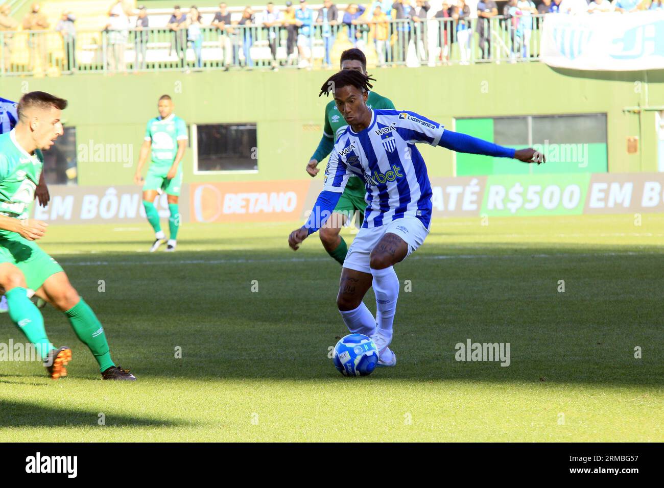 SC - CHAPECO - 27/08/2023 - BRASILEIRO B 2023, CHAPECOENSE X AVAI - Felipinho joueur d'avai lors d'un match contre Chapecoense au stade Arena Conda pour le Campeonato Brasileiro B 2023. Photo : Renato Padilha/AGIF/Sipa USA Banque D'Images