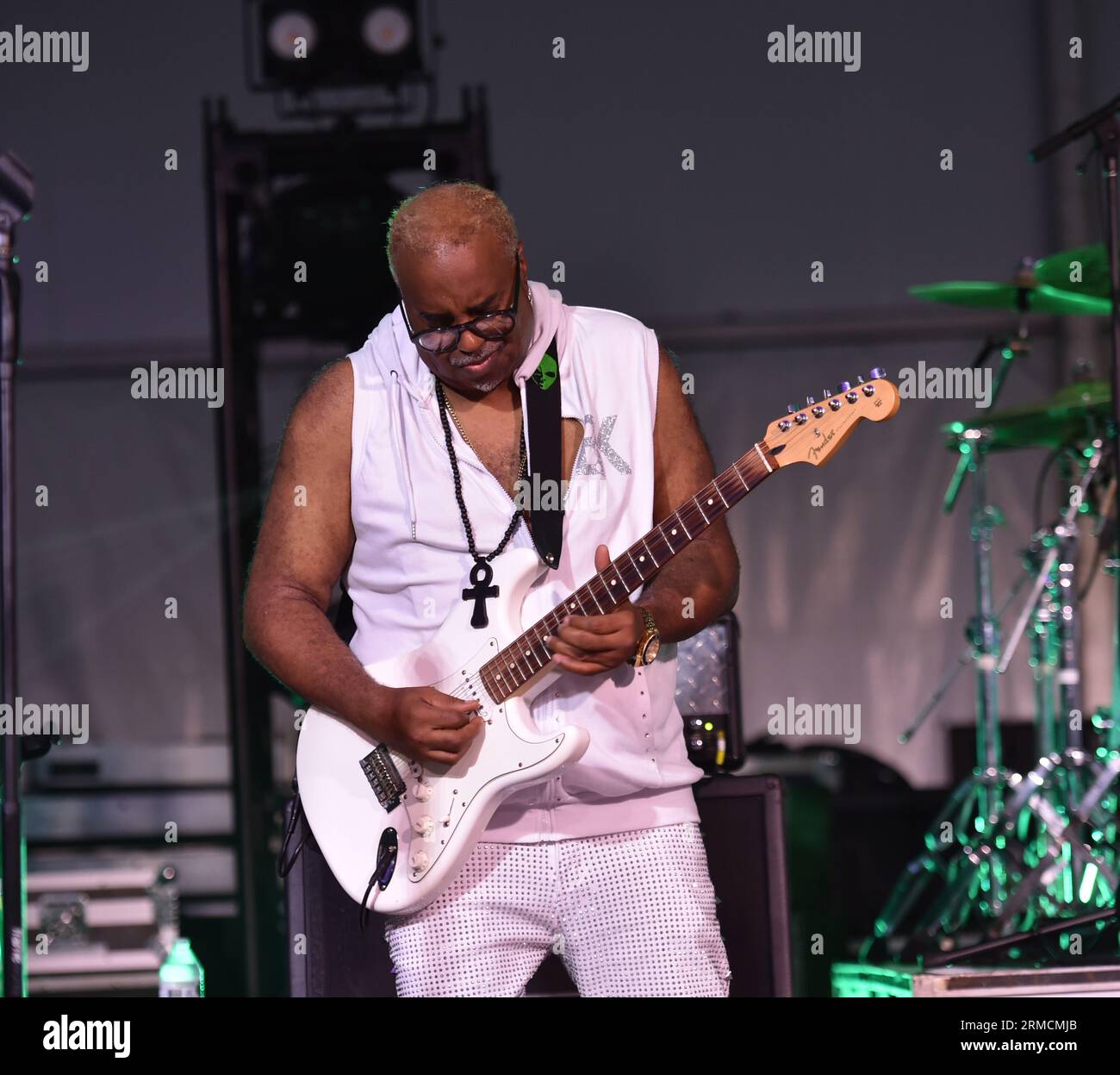 26 août 2023, Virginia Beach, Virginie, États-Unis : les BAR-KAYS apportent le funk à la Funk Fest Beach Party tenue sur la plage de Virginia Beach, Virginie le 26 août 2023. .. Photo Â© Jeff Moore (image de crédit : © Jeff Moore/ZUMA Press Wire) USAGE ÉDITORIAL SEULEMENT! Non destiné à UN USAGE commercial ! Banque D'Images