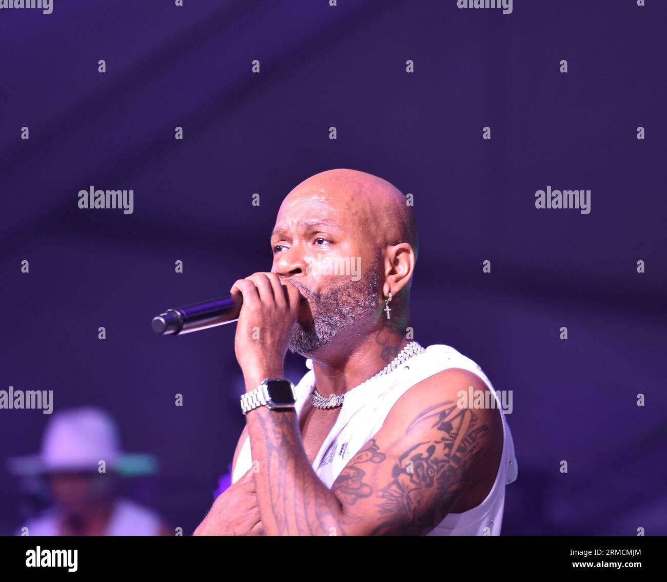 26 août 2023, Virginia Beach, Virginie, États-Unis : les BAR-KAYS apportent le funk à la Funk Fest Beach Party tenue sur la plage de Virginia Beach, Virginie le 26 août 2023. .. Photo Â© Jeff Moore (image de crédit : © Jeff Moore/ZUMA Press Wire) USAGE ÉDITORIAL SEULEMENT! Non destiné à UN USAGE commercial ! Banque D'Images