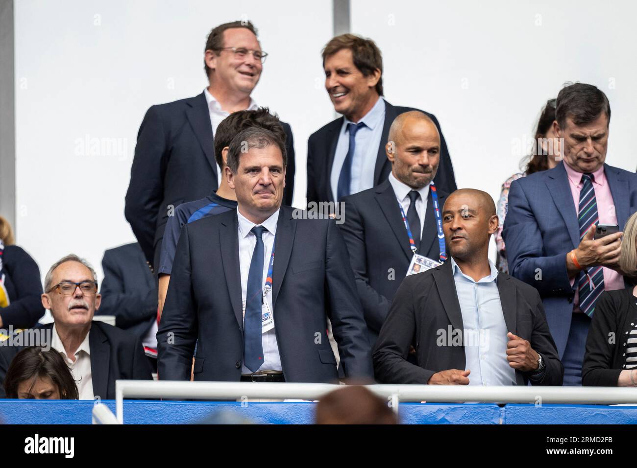 Florian Grill lors du Test Match international pré-coupe du monde de rugby à XV entre la France et l'Australie au Stade de France à Saint-Denis, dans la banlieue de Paris, France le 27 août 2023. Photo Eliot Blondet/ABACAPRESS.COM Banque D'Images