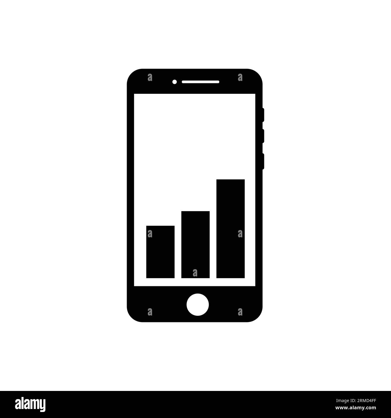 Vecteur de conception d'icône de croissance d'entreprise en ligne Illustration de Vecteur