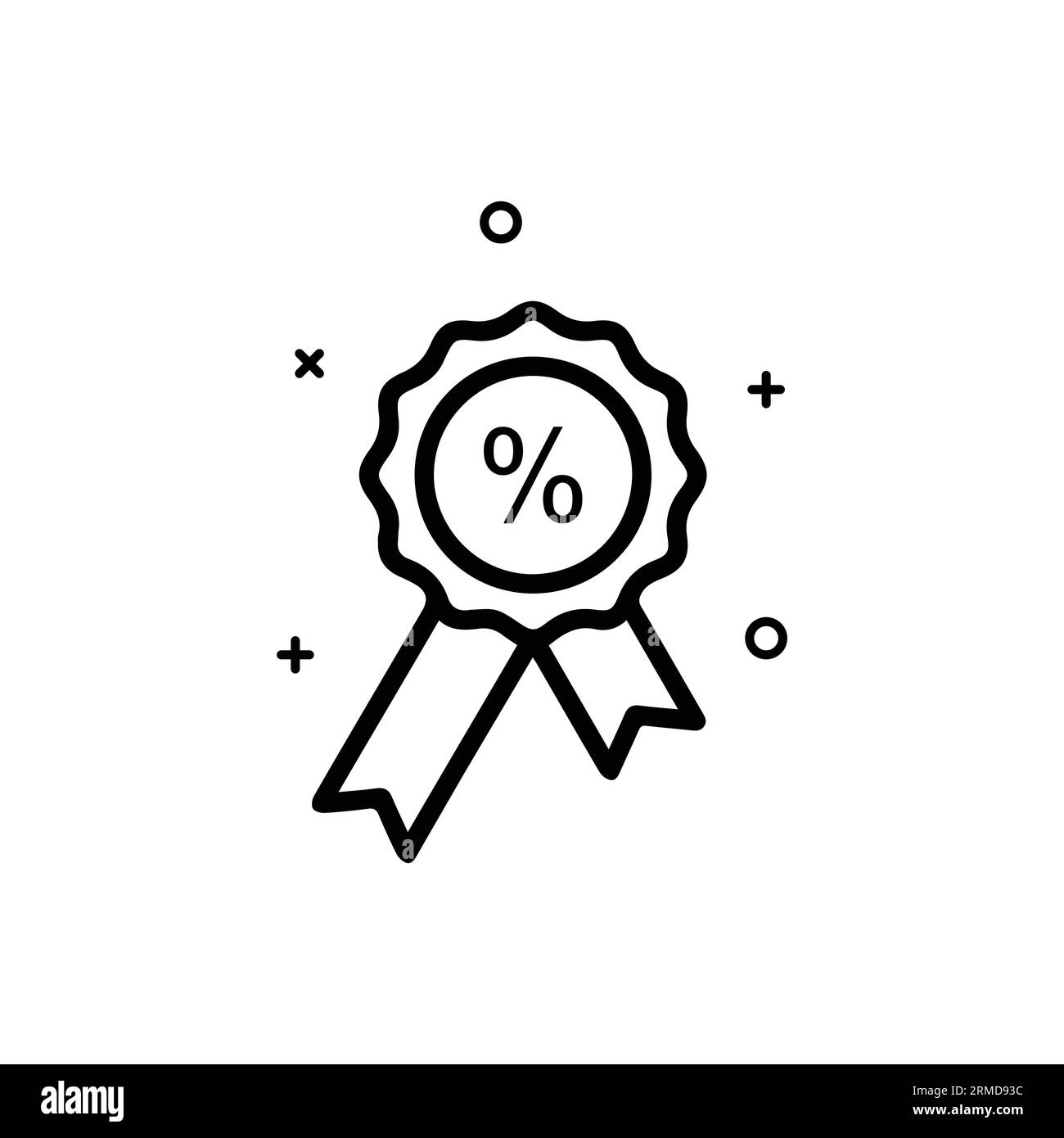 icône de ligne fine de garantie de prix bas. linéaire style plat tendance moderne simple prix inférieur garantie logotype coup graphisme design isolé sur blanc. c Illustration de Vecteur