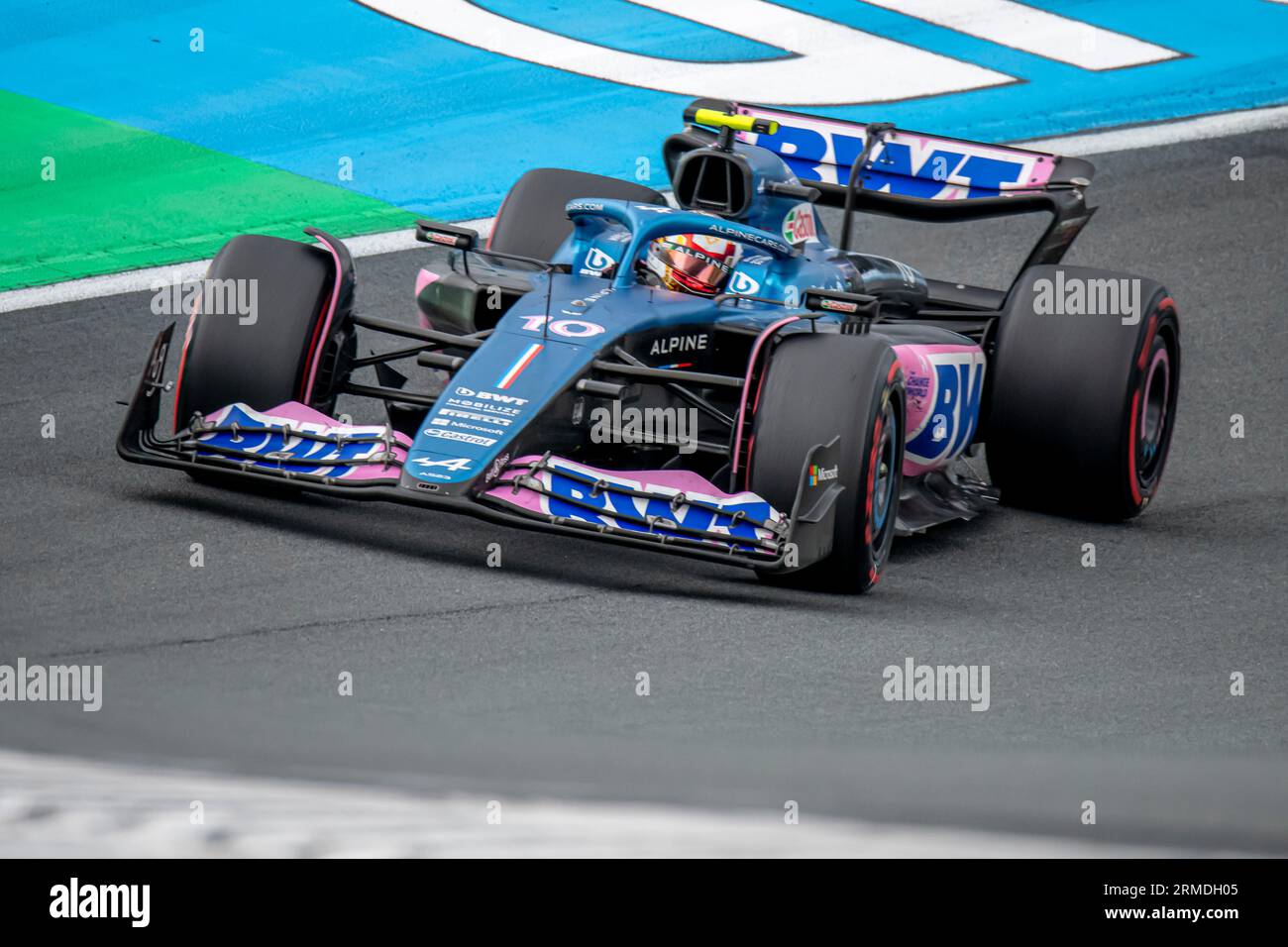 Zandvoort, pays-Bas, août 27, Pierre Gasly, de France, concourt pour Alpine . Jour de la course, ronde 14 du championnat de Formule 1 2023. Crédit : Michael Potts/Alamy Live News Banque D'Images
