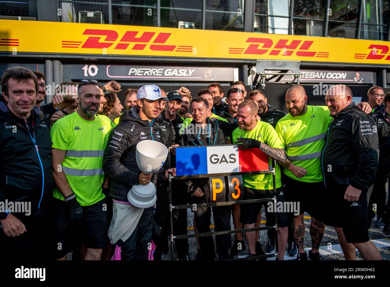 Zandvoort, pays-Bas, août 27, Pierre Gasly, de France, concourt pour Alpine . Jour de la course, ronde 14 du championnat de Formule 1 2023. Crédit : Michael Potts/Alamy Live News Banque D'Images