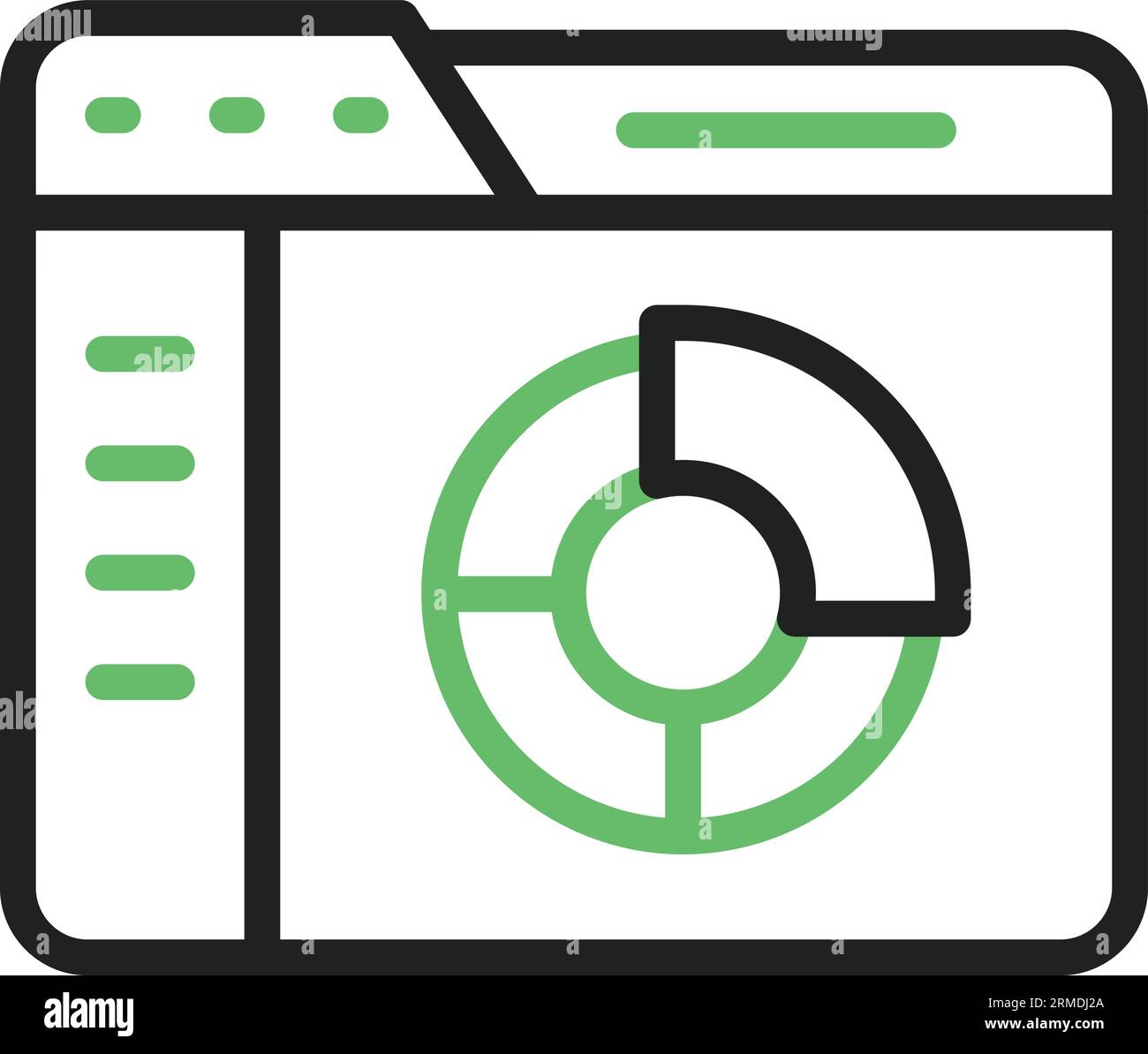 Image de l'icône du tableau de bord. Illustration de Vecteur