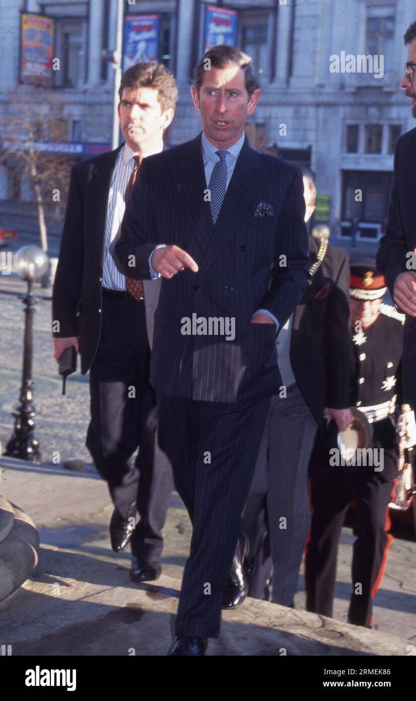 Prince Charles, le Prince de Galles le 6 décembre 1996 photo des Archives Henshaw Banque D'Images