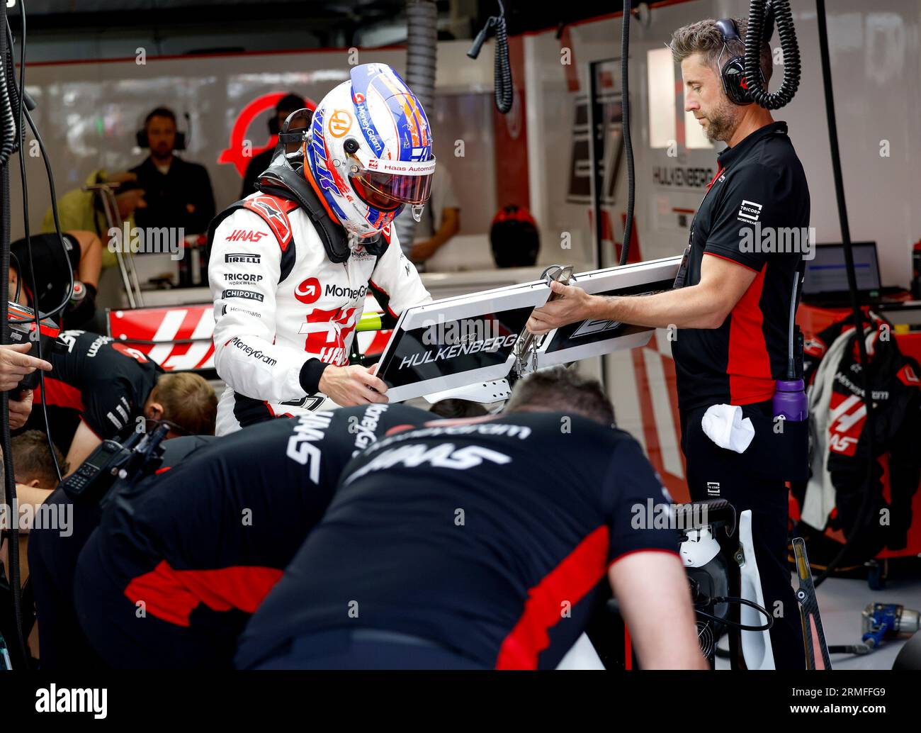 Zandvoort, pays-Bas. 25 août 2023. #20 Kevin Magnussen (DNK, MoneyGram Haas F1 Team), Grand Prix de F1 des pays-Bas au circuit Zandvoort le 25 août 2023 à Zandvoort, pays-Bas. (Photo de HIGH TWO) crédit : dpa/Alamy Live News Banque D'Images