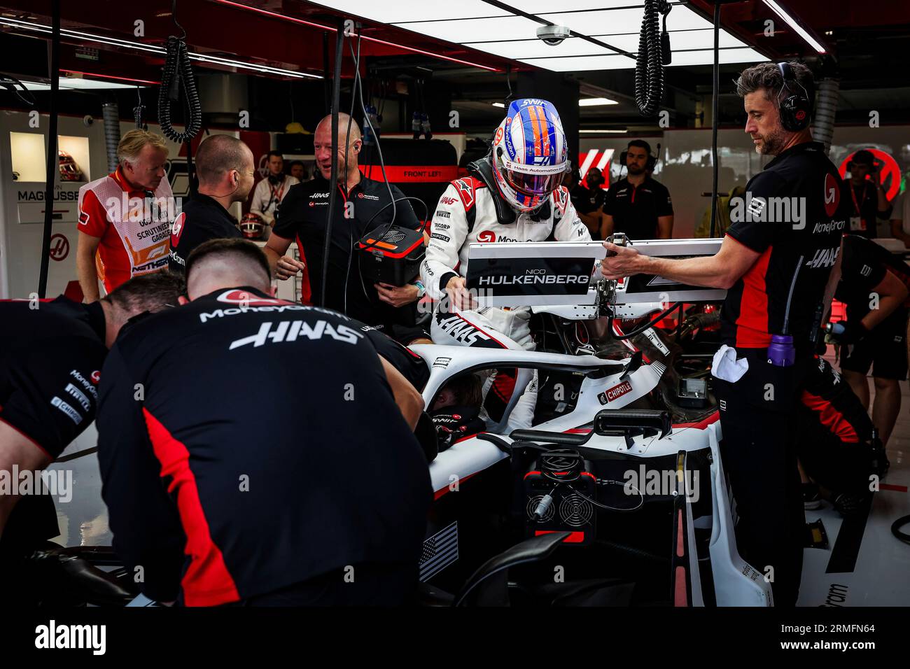 Zandvoort, pays-Bas. 25 août 2023. #27 Nico Hulkenberg (DEU, MoneyGram Haas F1 Team), Grand Prix de F1 des pays-Bas au circuit Zandvoort le 25 août 2023 à Zandvoort, pays-Bas. (Photo de HIGH TWO) crédit : dpa/Alamy Live News Banque D'Images