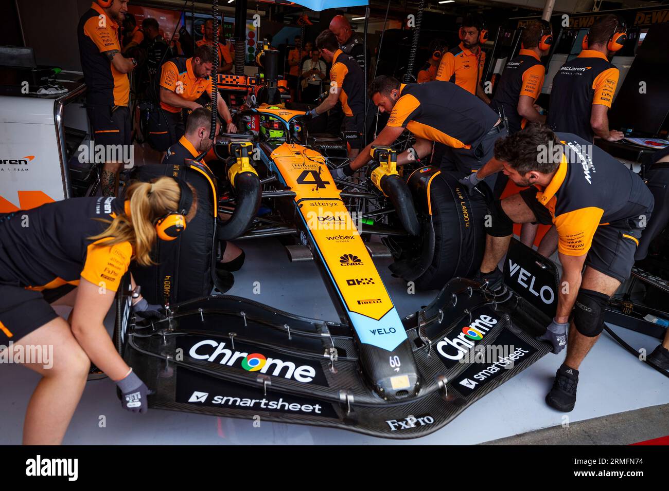 Zandvoort, pays-Bas. 25 août 2023. #4 Lando Norris (GBR, McLaren F1 Team), Grand Prix de F1 des pays-Bas sur le circuit de Zandvoort le 25 août 2023 à Zandvoort, pays-Bas. (Photo de HIGH TWO) crédit : dpa/Alamy Live News Banque D'Images