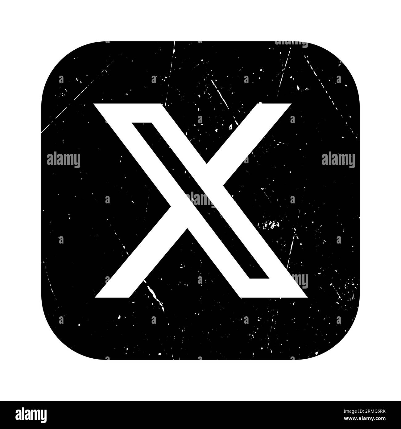 Icône X. Twitter nouveau logo. Illustration vectorielle Illustration de Vecteur