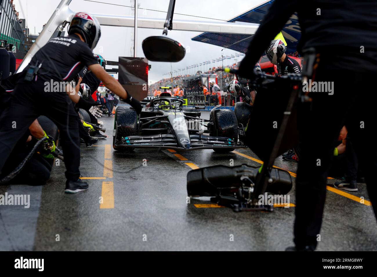 Zandvoort, pays-Bas. 26 août 2023. #44 Lewis Hamilton (GBR, Mercedes-AMG Petronas F1 Team), Grand Prix de F1 des pays-Bas sur le circuit Zandvoort le 26 août 2023 à Zandvoort, pays-Bas. (Photo de HIGH TWO) crédit : dpa/Alamy Live News Banque D'Images