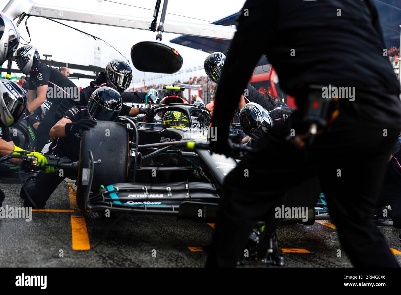 Zandvoort, pays-Bas. 26 août 2023. #44 Lewis Hamilton (GBR, Mercedes-AMG Petronas F1 Team), Grand Prix de F1 des pays-Bas sur le circuit Zandvoort le 26 août 2023 à Zandvoort, pays-Bas. (Photo de HIGH TWO) crédit : dpa/Alamy Live News Banque D'Images