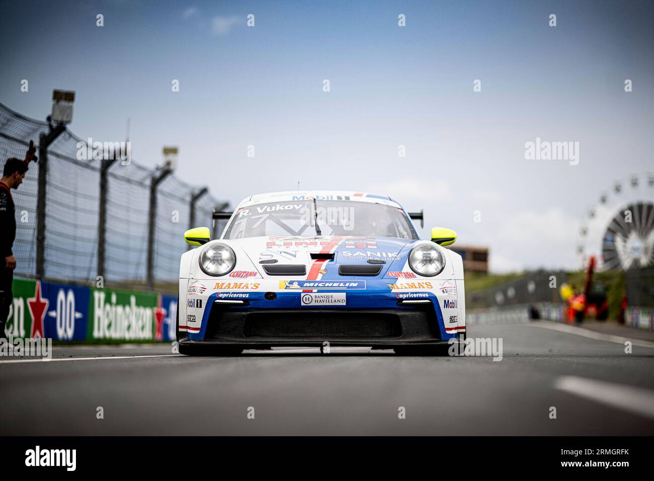 Zandvoort, pays-Bas. 27 août 2023. #17 Risto Vukov (NMK, Ombra), Porsche Mobil 1 Supercup, Zandvoort 2023 au circuit Zandvoort le 27 août 2023 à Zandvoort, pays-Bas. (Photo de HIGH TWO) crédit : dpa/Alamy Live News Banque D'Images