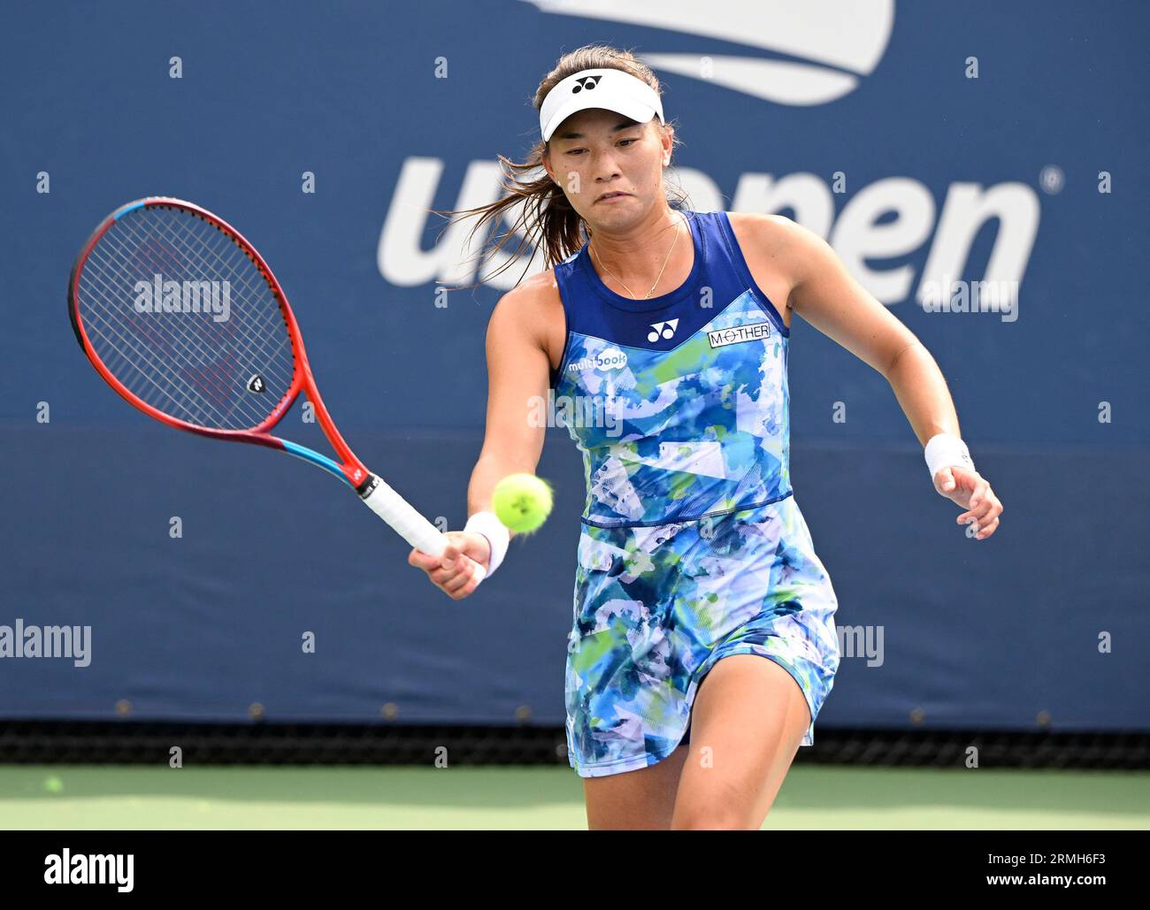 New York, États-Unis. 28 janvier 2023. US Open Flushing Meadows 28/09/2023 jour 1 Lucy Miyazzaaki (GBR) remporte le premier tour crédit de match : Roger Parker/Alamy Live News Banque D'Images