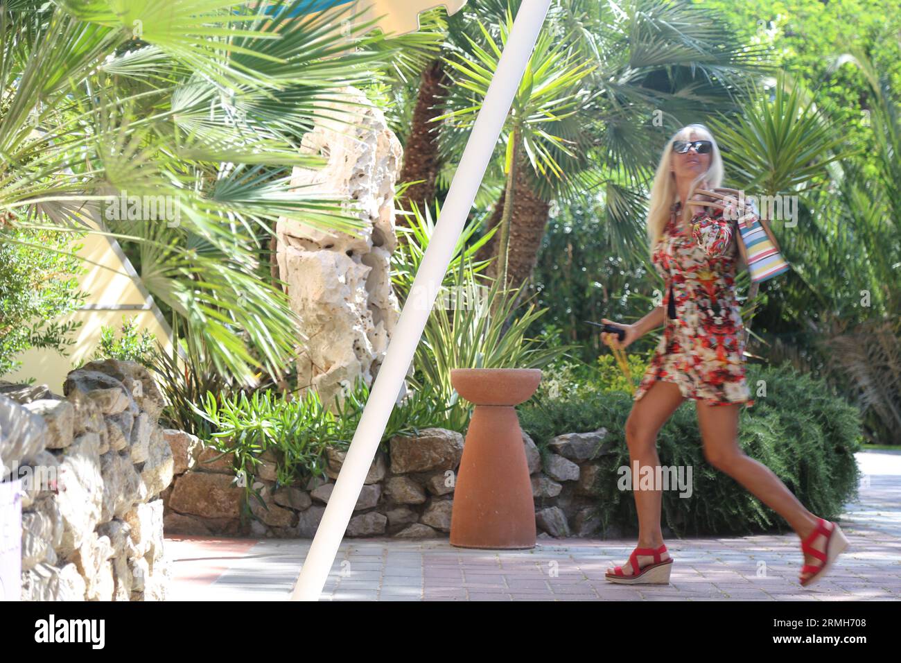 Portrait de Maria Teresa Ruta : Italien célèbre présentatrice de télévision italienne, journaliste et écrivain. Banque D'Images