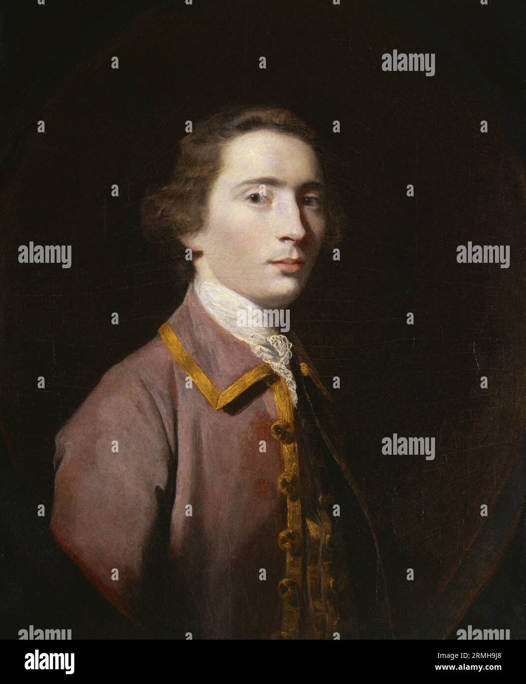 Charles Carroll de Carrollton Portrait de Sir Joshua Reynolds, Charles Carroll (1737 – 1832), Charles Carroll de Carrollton ou Charles Carroll III, homme politique irlando-américain et signataire de la Déclaration d'indépendance. Banque D'Images