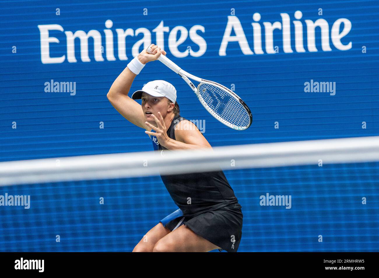IgA Swiatek (POL) en compétition dans le Round 1 du US Open de tennis 2023. Banque D'Images