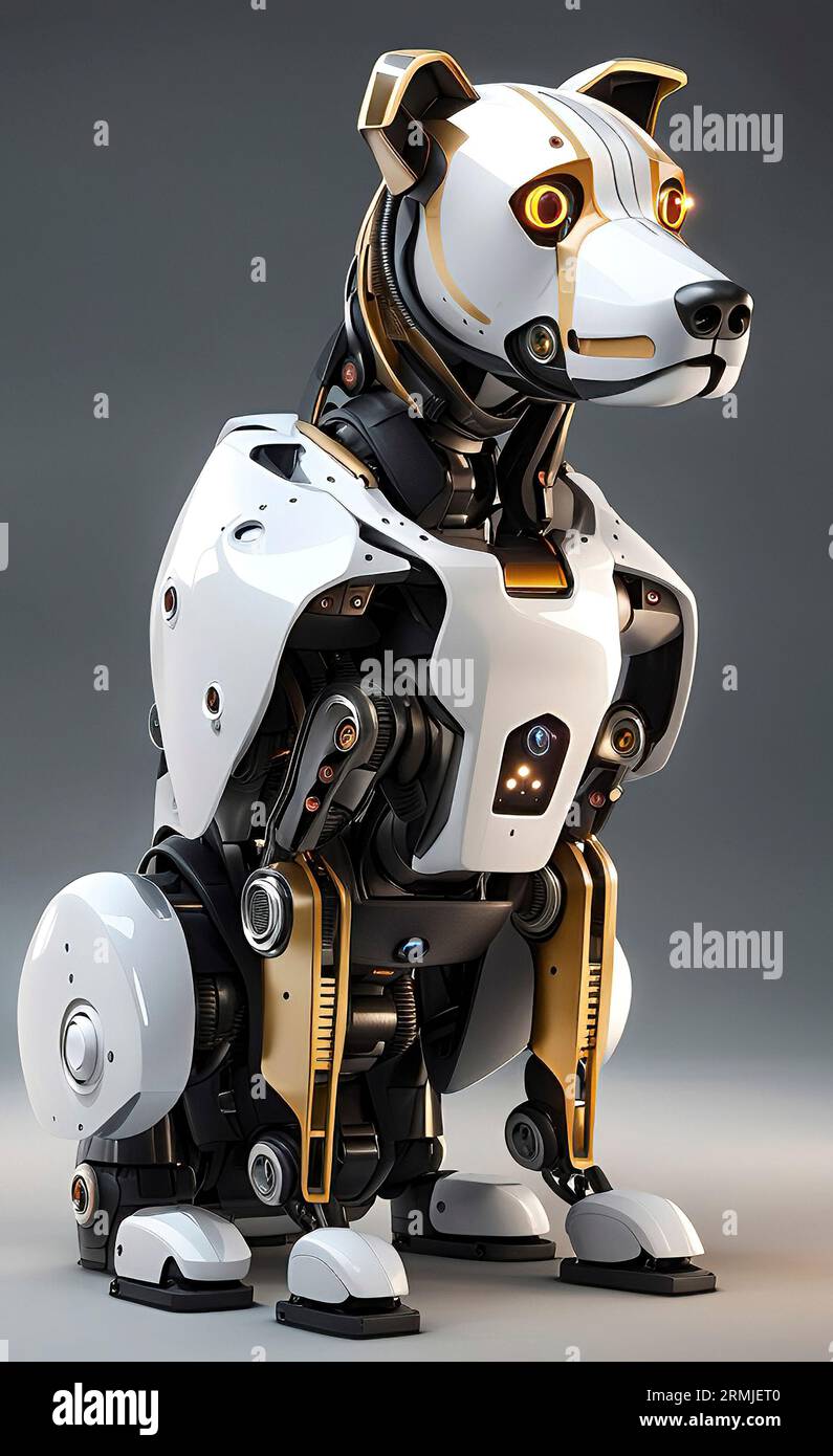 Chien robot Banque D'Images