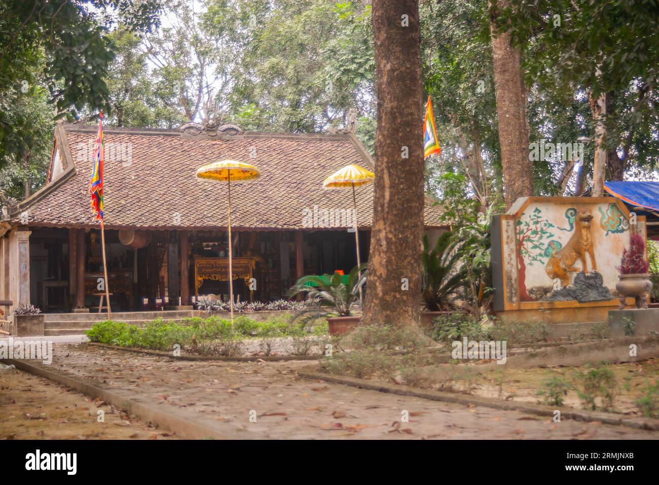 Quelques images de paysage des activités agricoles à Lam Dong Lam Dong paysage Ha Tinh Vietnam temples antiques au Vietnam Banque D'Images