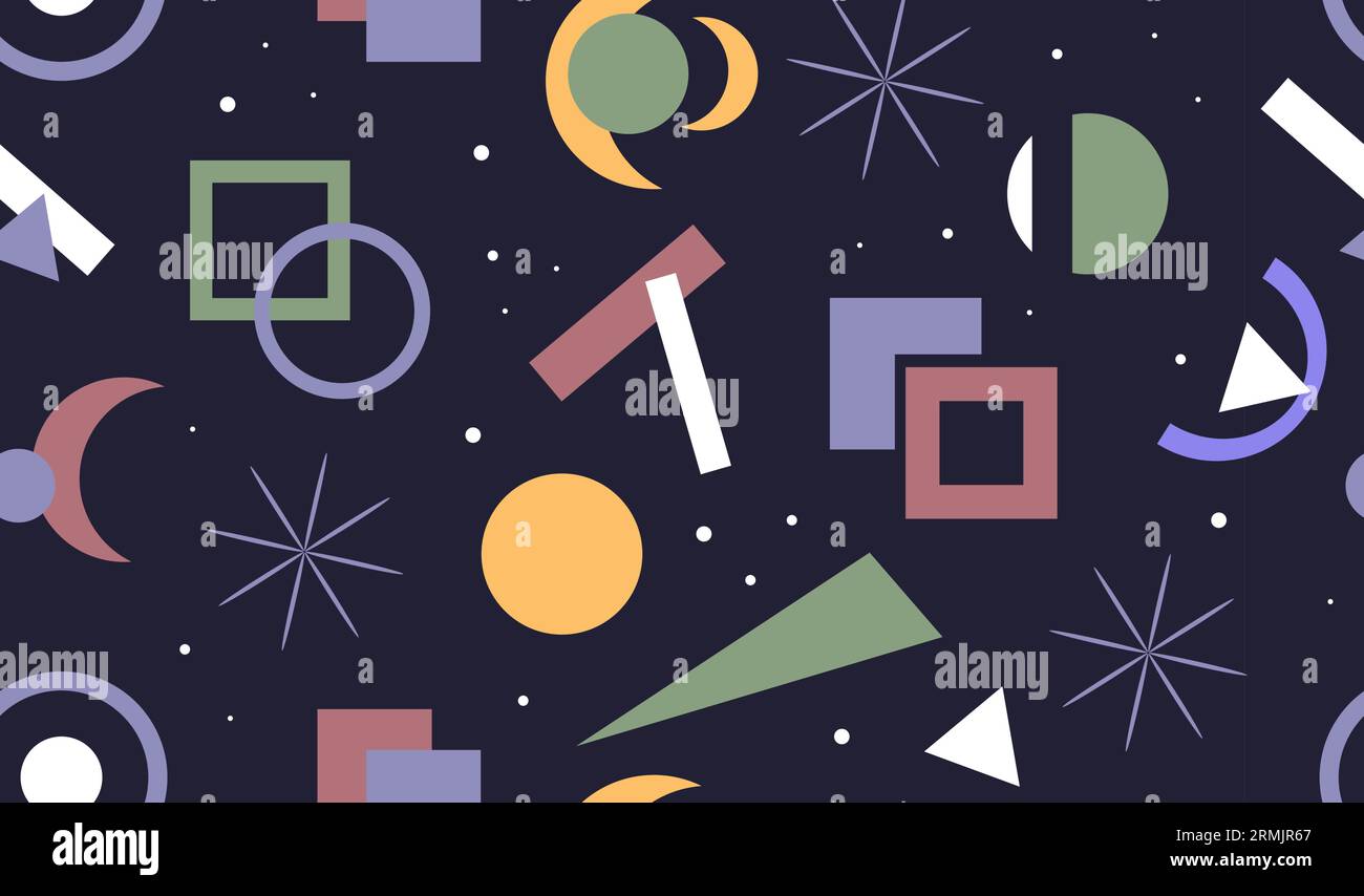 Formes géométriques avec motif transparent Illustration de Vecteur