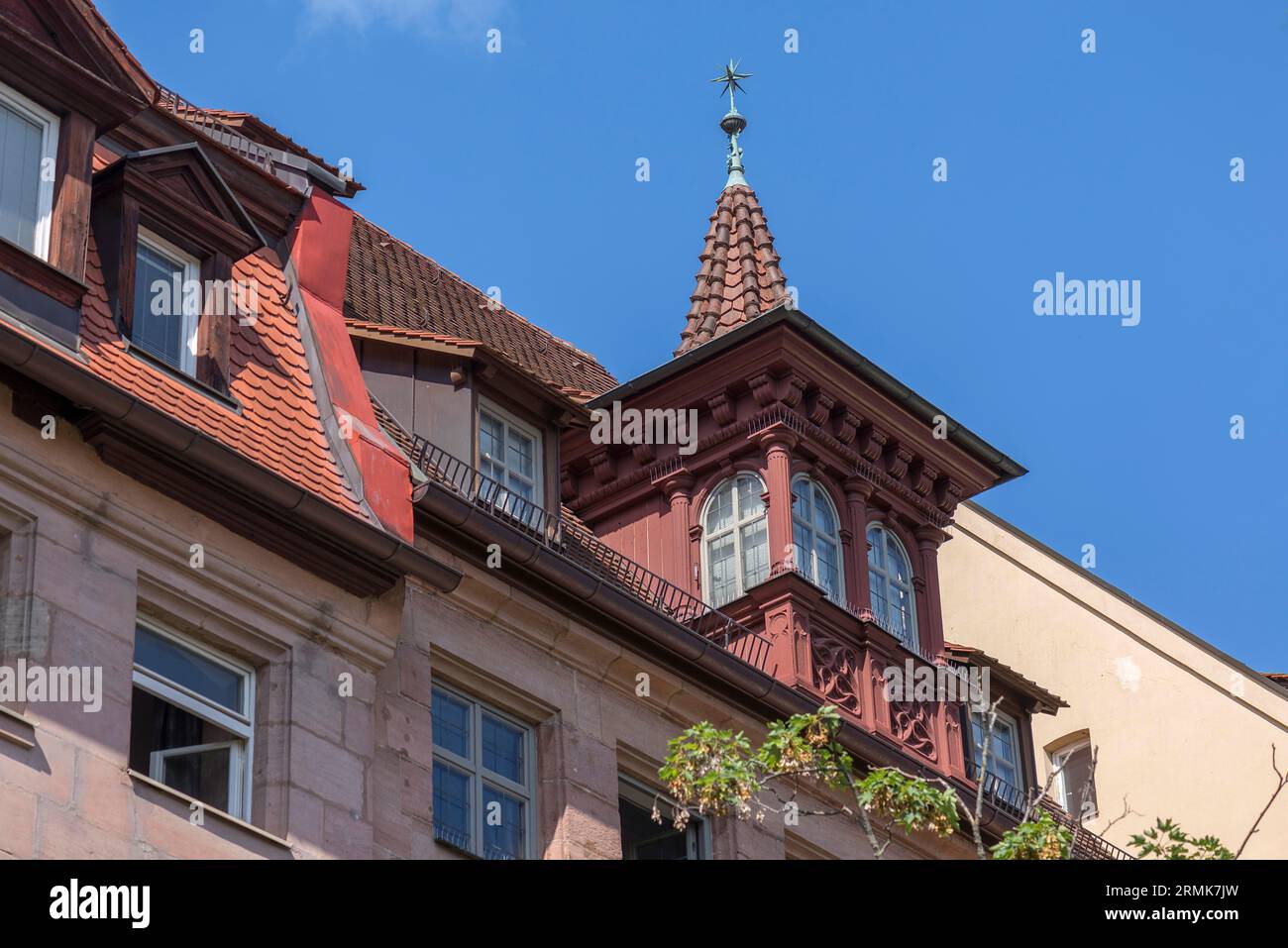 Schmuckerker, Weinmarkt 6, Nuremberg, moyenne-Franconie, Bavière, Allemagne Banque D'Images