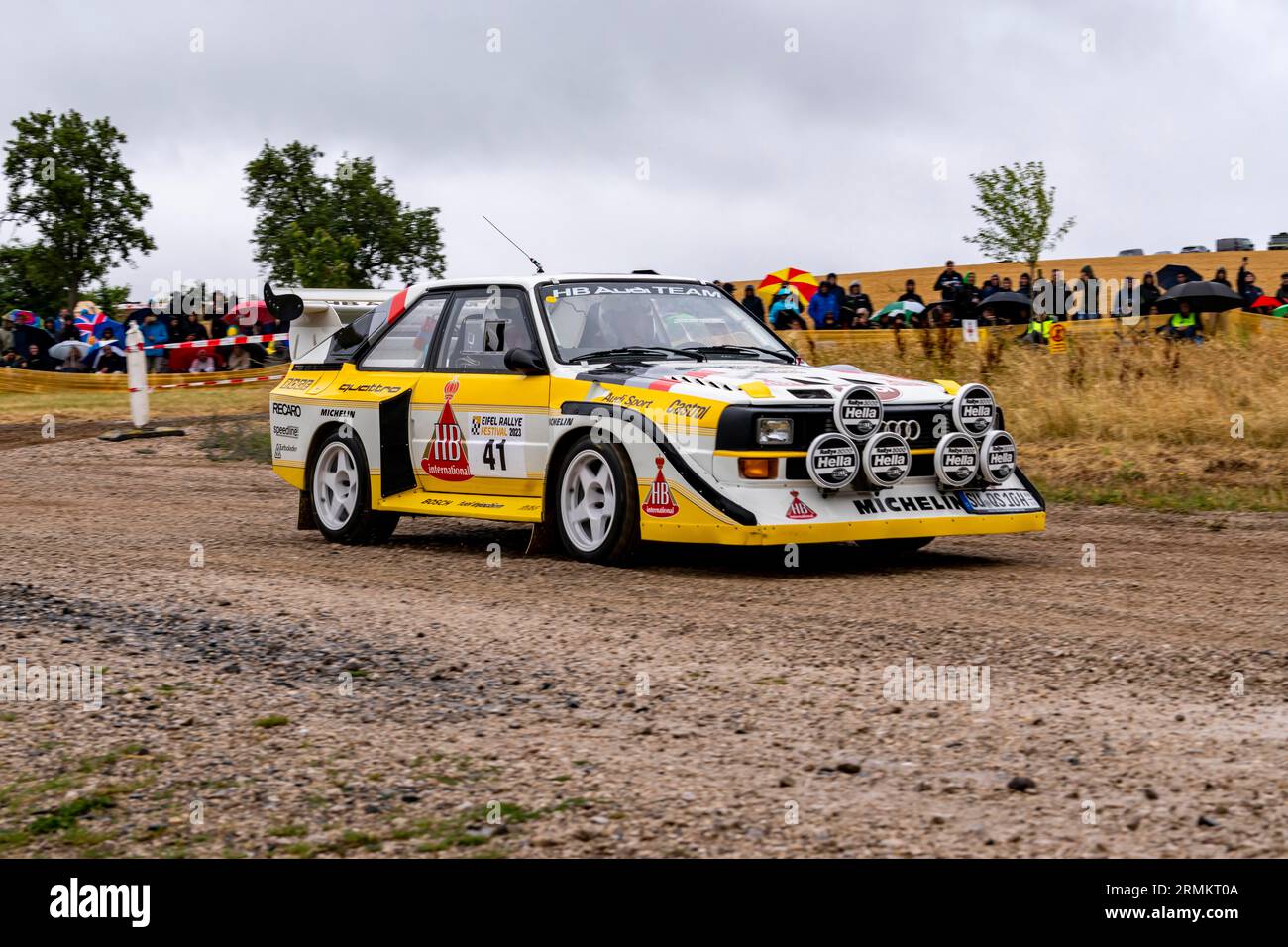 ADAC Eifel Rally Festival 2023, Audi Sport Quattro S1 E2, Vulkaneifel, Eifel, Rhénanie-Palatinat, Allemagne Banque D'Images