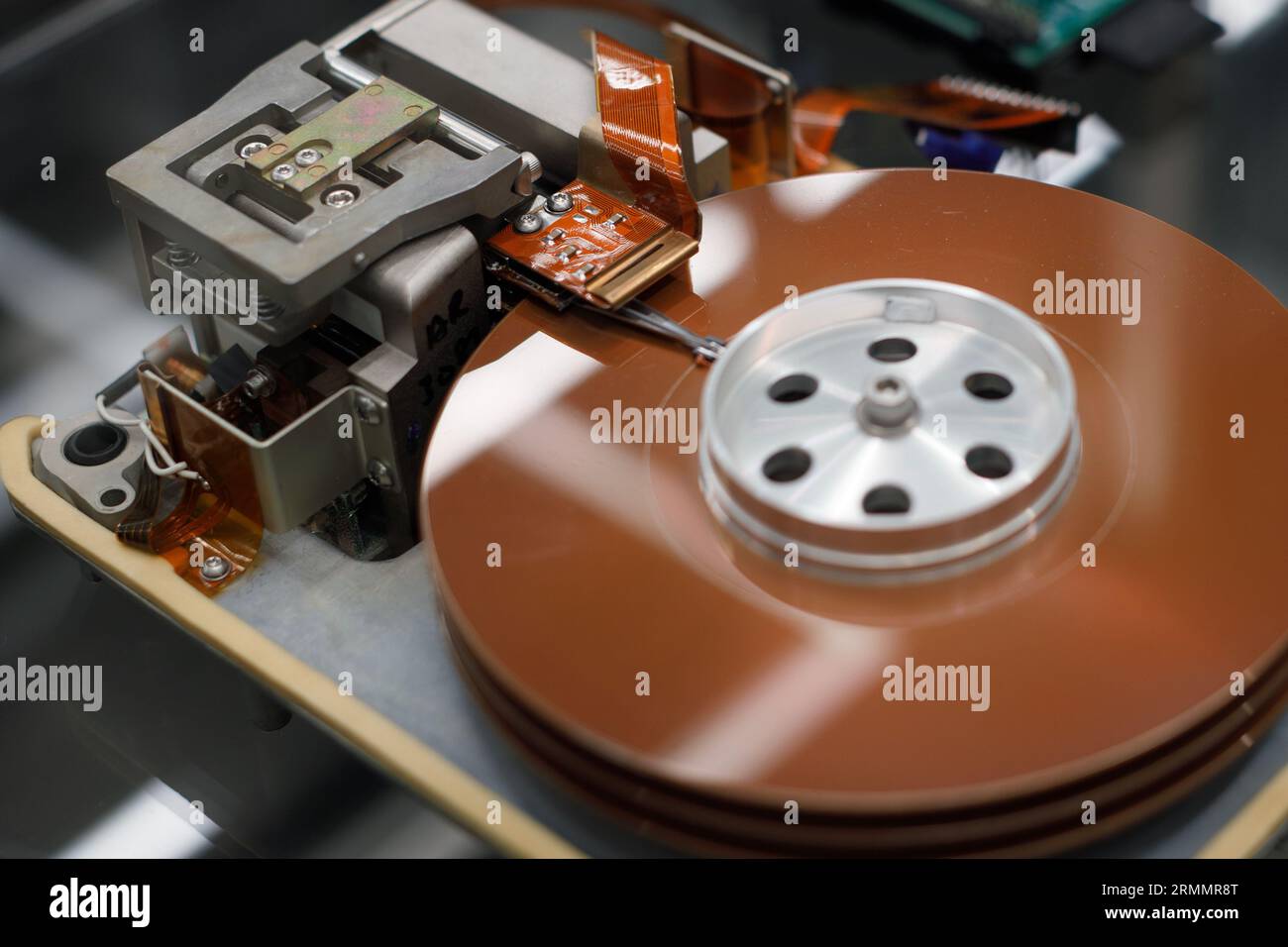 OSLO, NORVÈGE. 01 MAI 2022 : vue intérieure du disque dur vintage au musée d'Oslo Banque D'Images