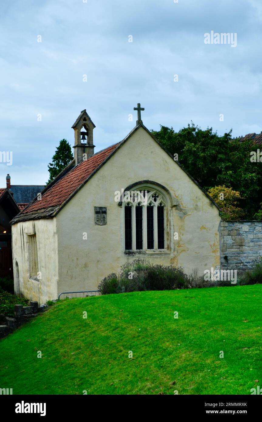 Chapelle St Patrick Abbaye de Glastonbury - lieu de pèlerinage Banque D'Images