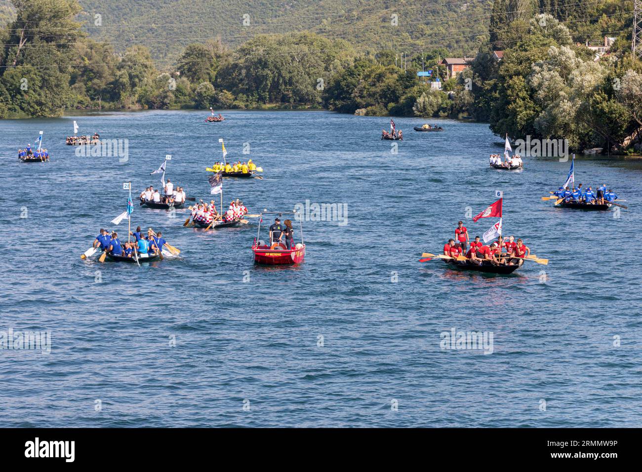 Metkovic, Neretva race, 'Ladja Competitions' Banque D'Images