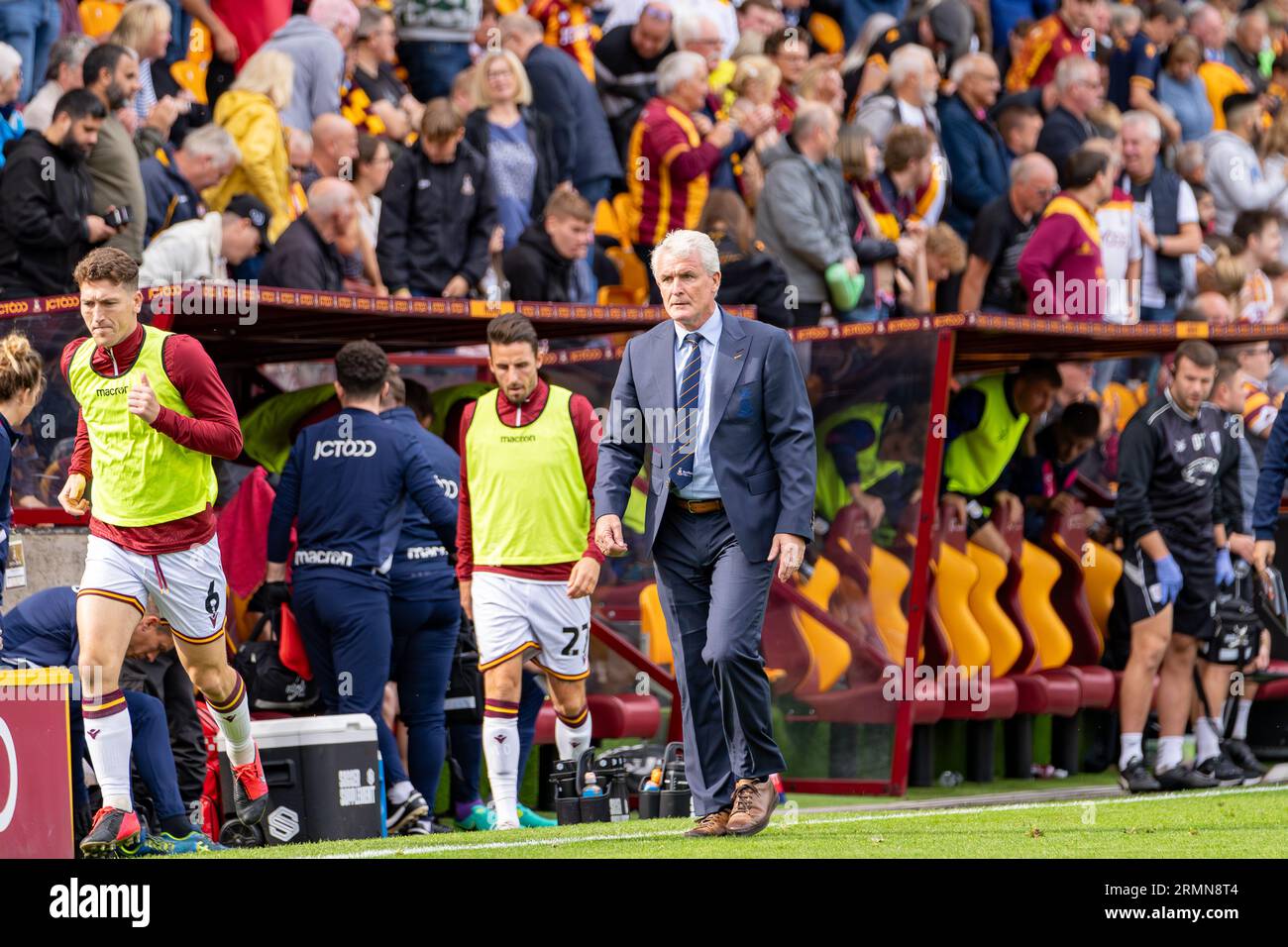 Bradford, Royaume-Uni. 26 août 2023. EFL Sky Bet League 1 : Bradford City AFC contre Crewe Alexandra FC. Crédit Paul B Whitehurst/Alamy Live News Banque D'Images