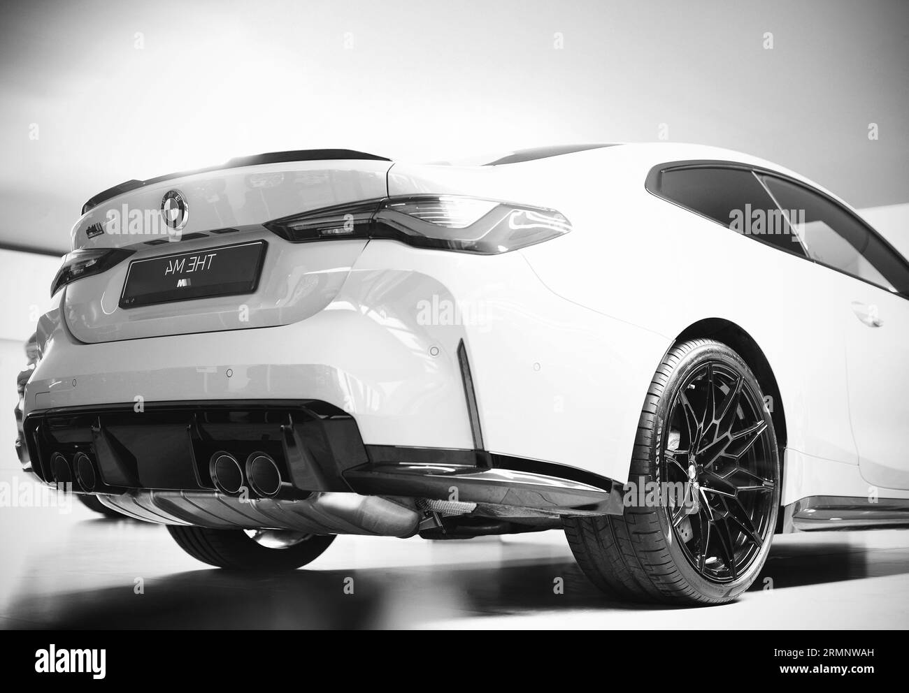 2023 BMW M4 Competition , nouvelle voiture de coupé sport Banque D'Images