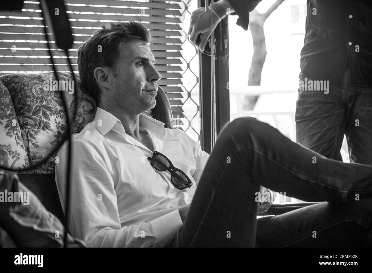 Tournage du film GFC 'Wayne' en 2018 - producteur Matthew Metcalfe Banque D'Images