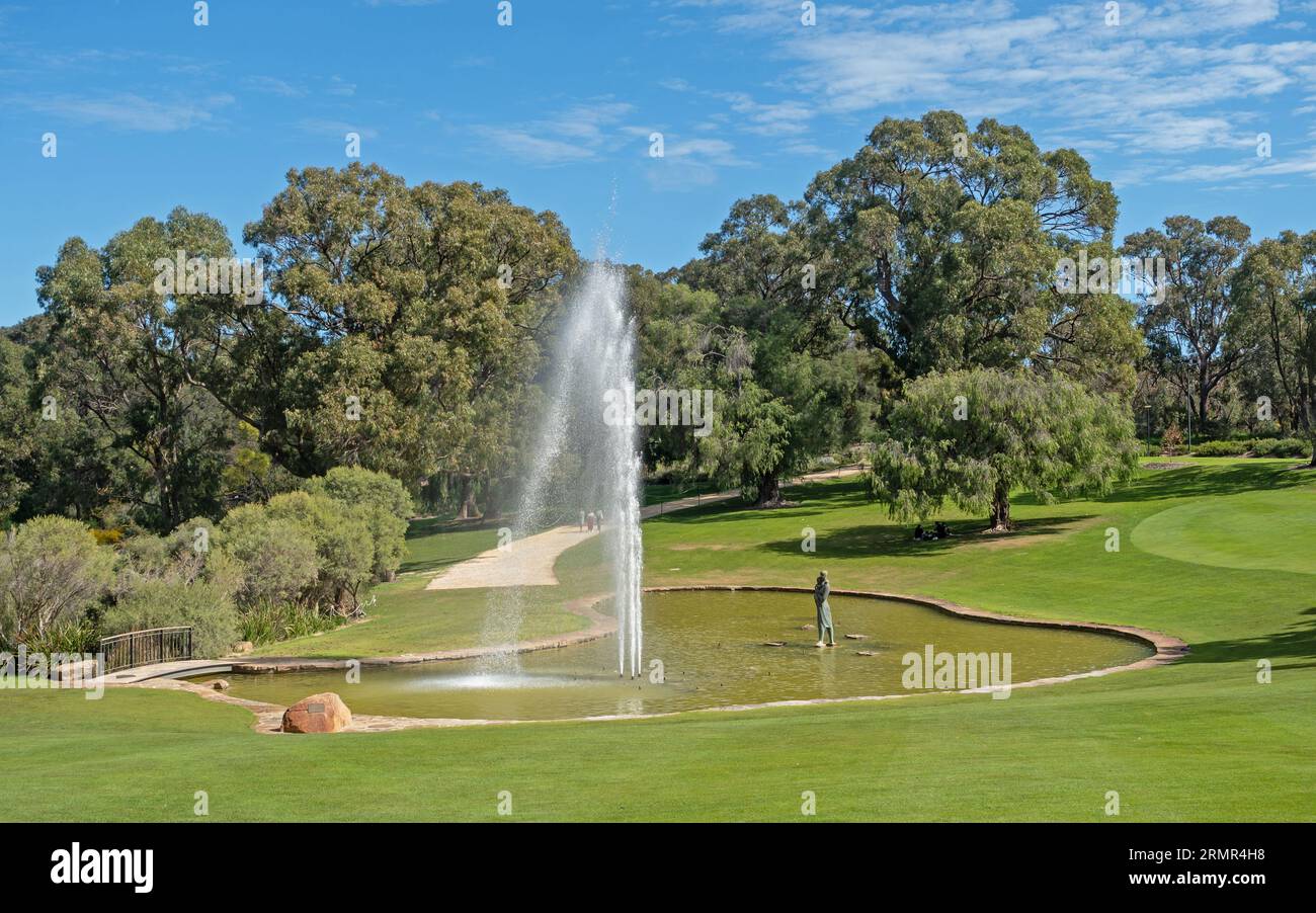 Le Pioneer Women's Memorial est situé dans le jardin botanique d'Australie occidentale à Kings Park à Perth, en Australie occidentale. Banque D'Images