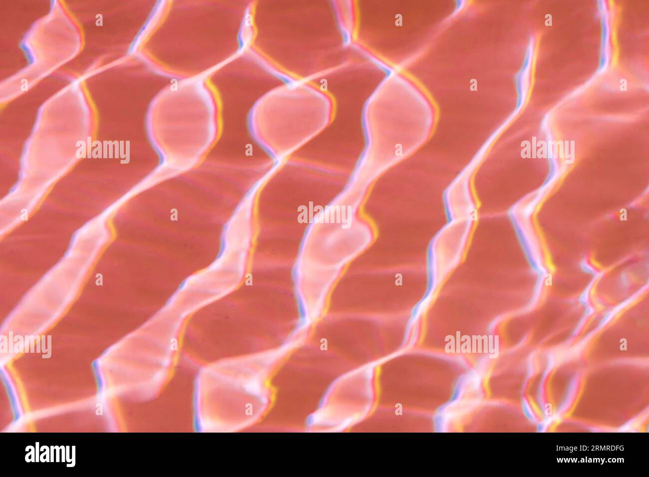 Effet d'ondulation de fond avec une certaine réfraction. Banque D'Images