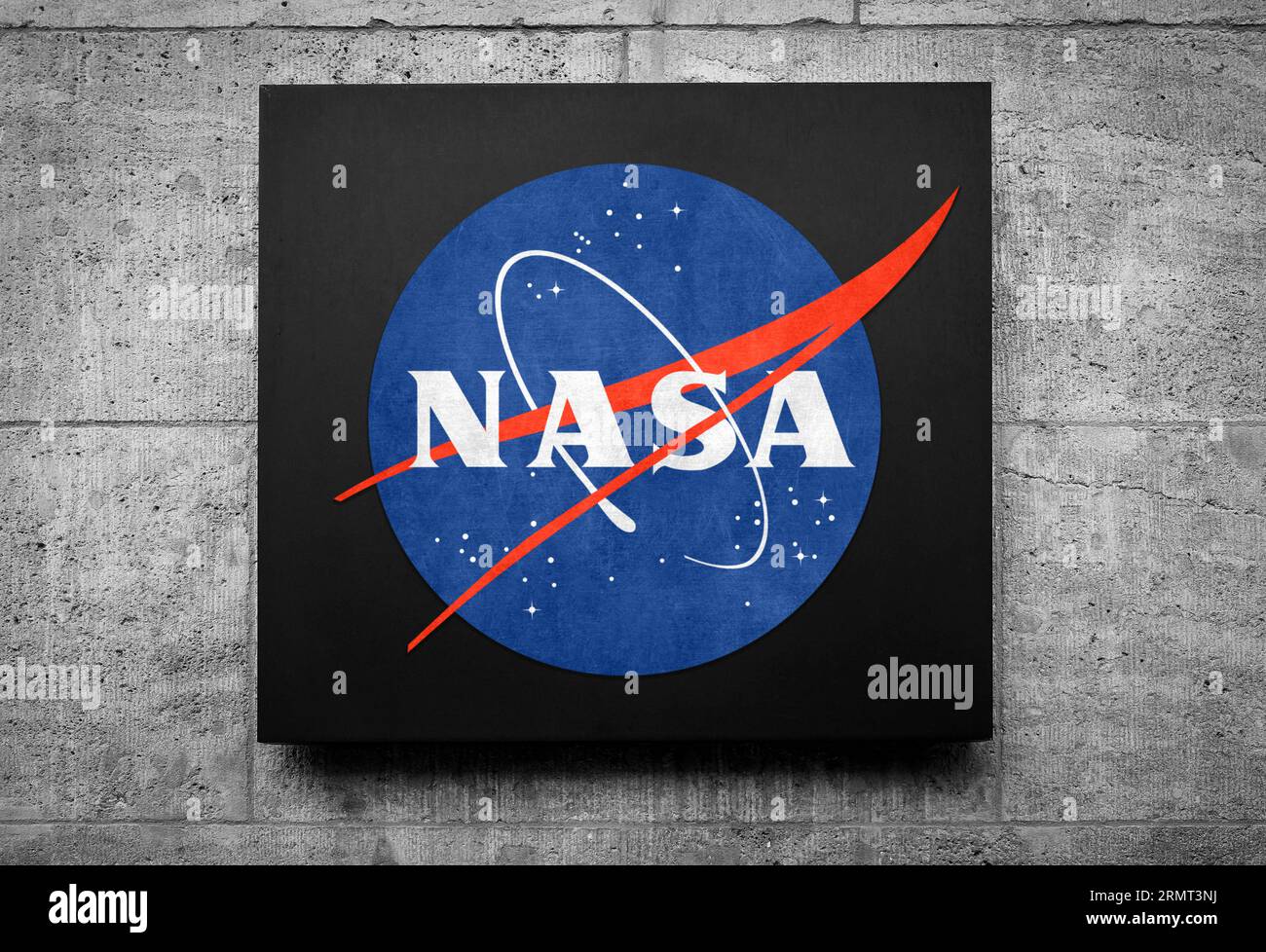 Sceau de bureau de la National Aeronautics and Space Administration NASA Banque D'Images