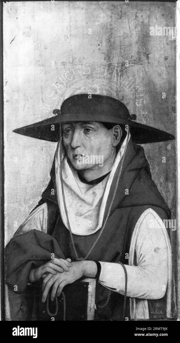HL. Hieronymus Außenseite : Marter der Zehntausend (Werkstatt, Hans Siebenbürger) vers 1463 par Hans Pleydenwurff Banque D'Images