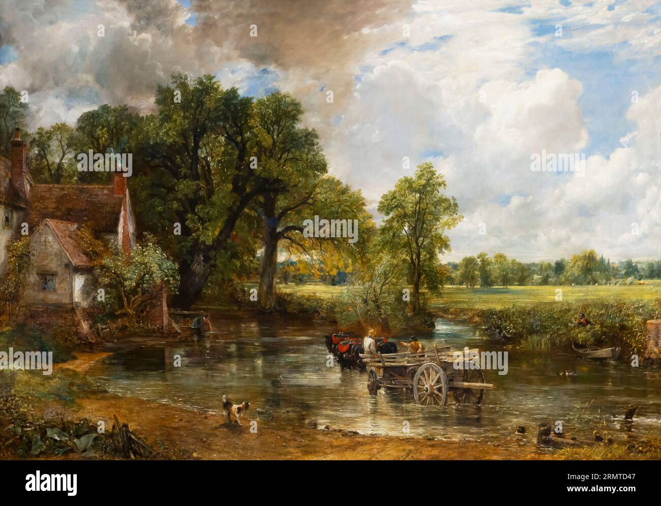 The Hay Wain, John Constable, 1821 Banque D'Images