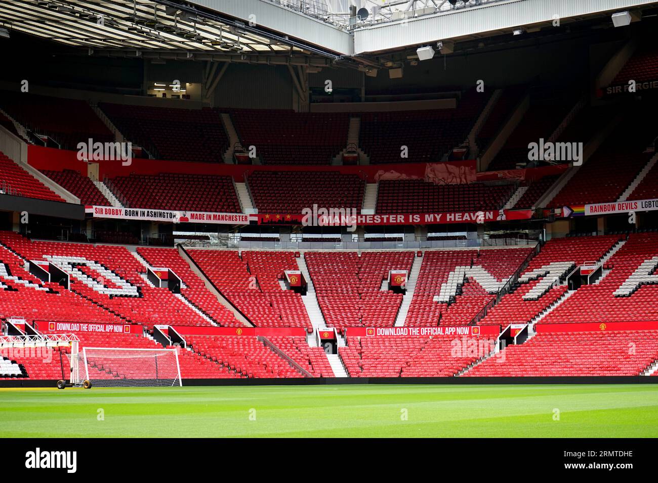 Old Trafford, Manchester , Angleterre Banque D'Images