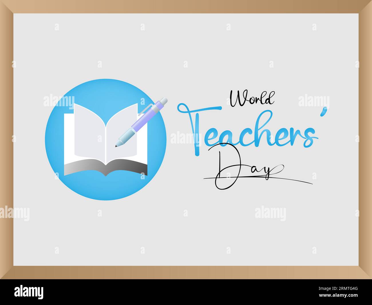 La Journée mondiale des enseignants reconnaît le dévouement, l'innovation et l'influence transformatrice des enseignants du monde entier. Modèle d'illustration vectorielle. Illustration de Vecteur