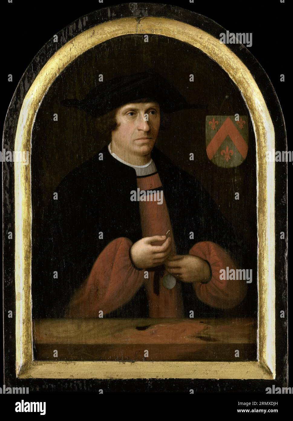 Frans Overrijn van Schoterbosch (c. 1484-?) 1525 de Cornelis Engelsz. Banque D'Images