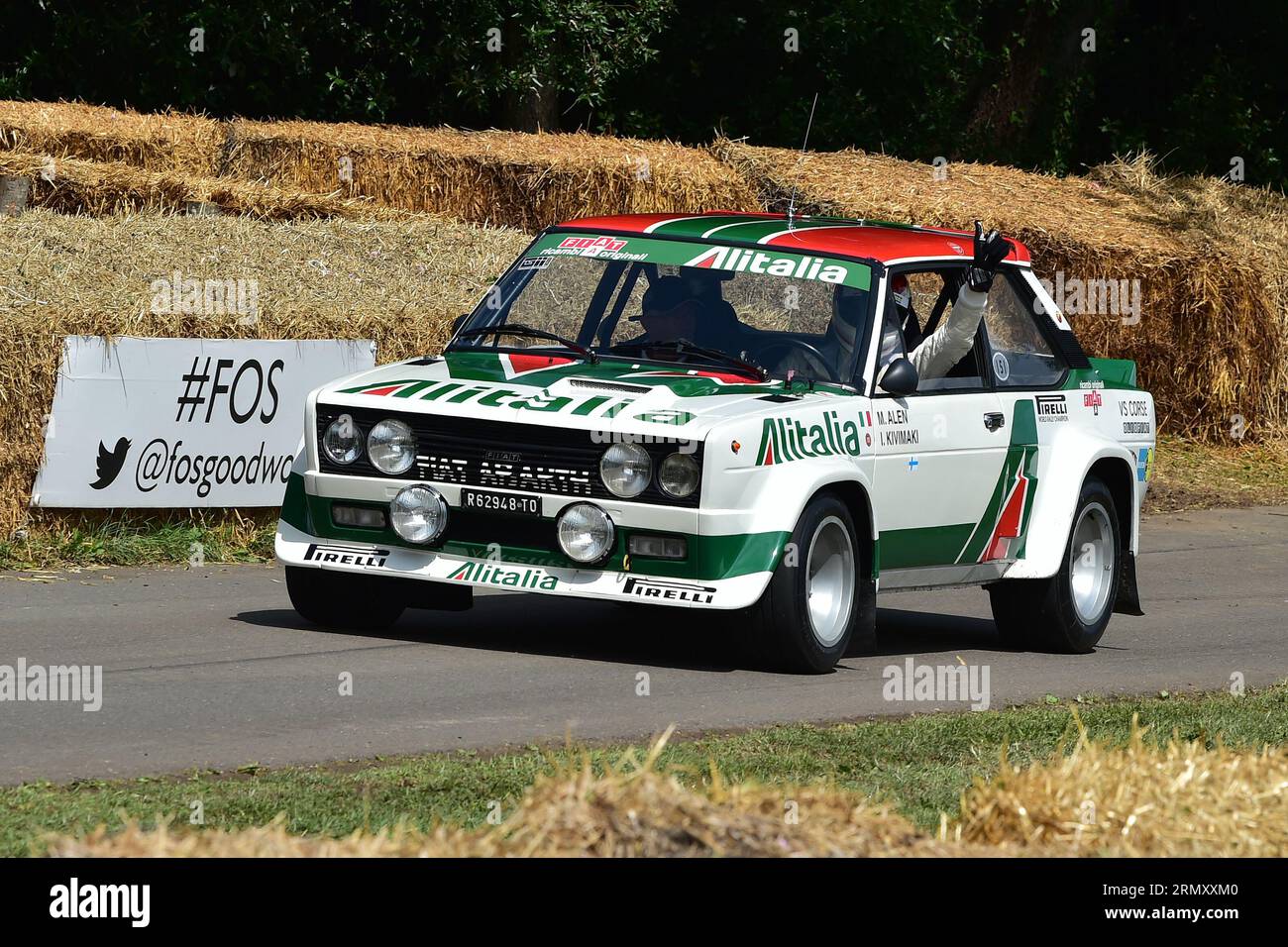 FIAT 131 ABARTH AUTO LEGGENDARIE DA RALLY WRC N.10 SCALA 1:24
