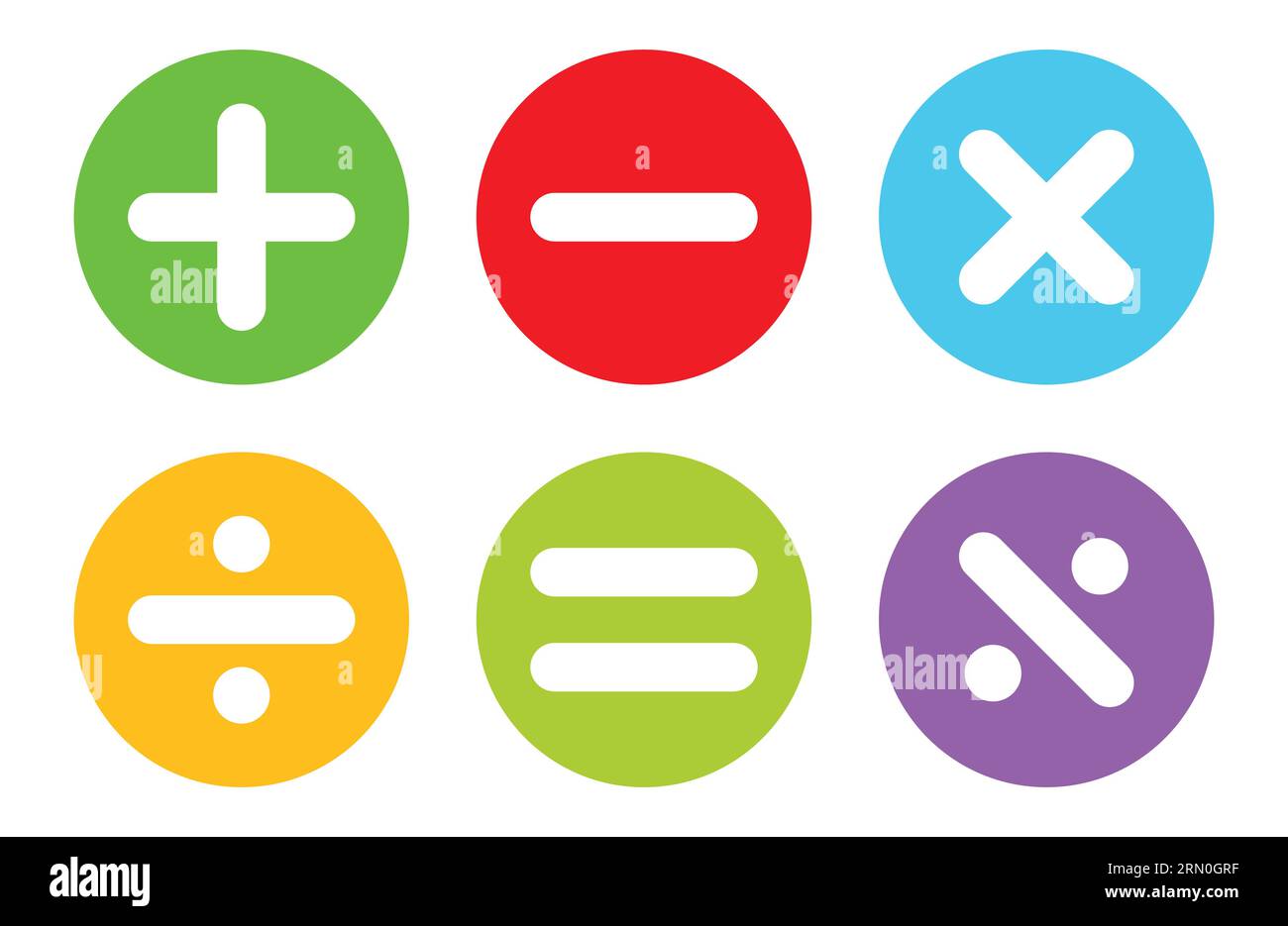 Clé vectorielle de calculatrice isolée sur fond blanc. Addition, soustraction. Icône symboles mathématiques. Calculatrice, icône mathématique. Pictogramme vectoriel. Illustration de Vecteur