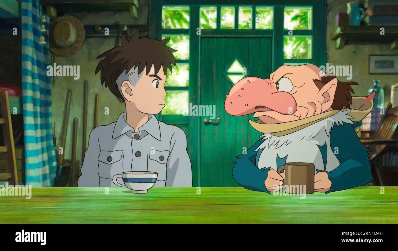 LE GARÇON ET LE HÉRON (2023) - TITRE ORIGINAL : KIMITACHI WA DO IKIRU
