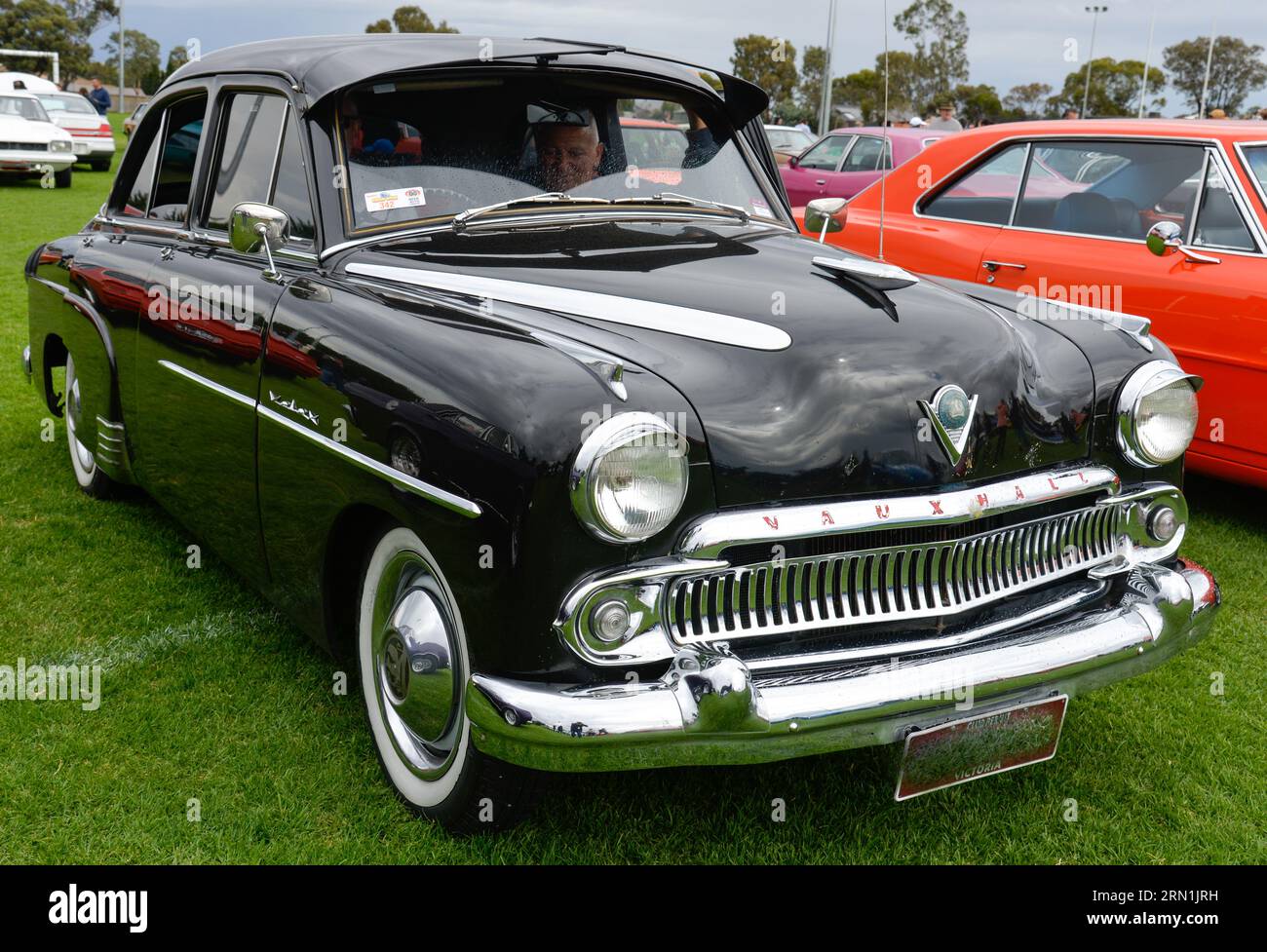 Vauxhall Velox Vintage Retro Show Shine Day Out, Melbourne Victoria Banque D'Images