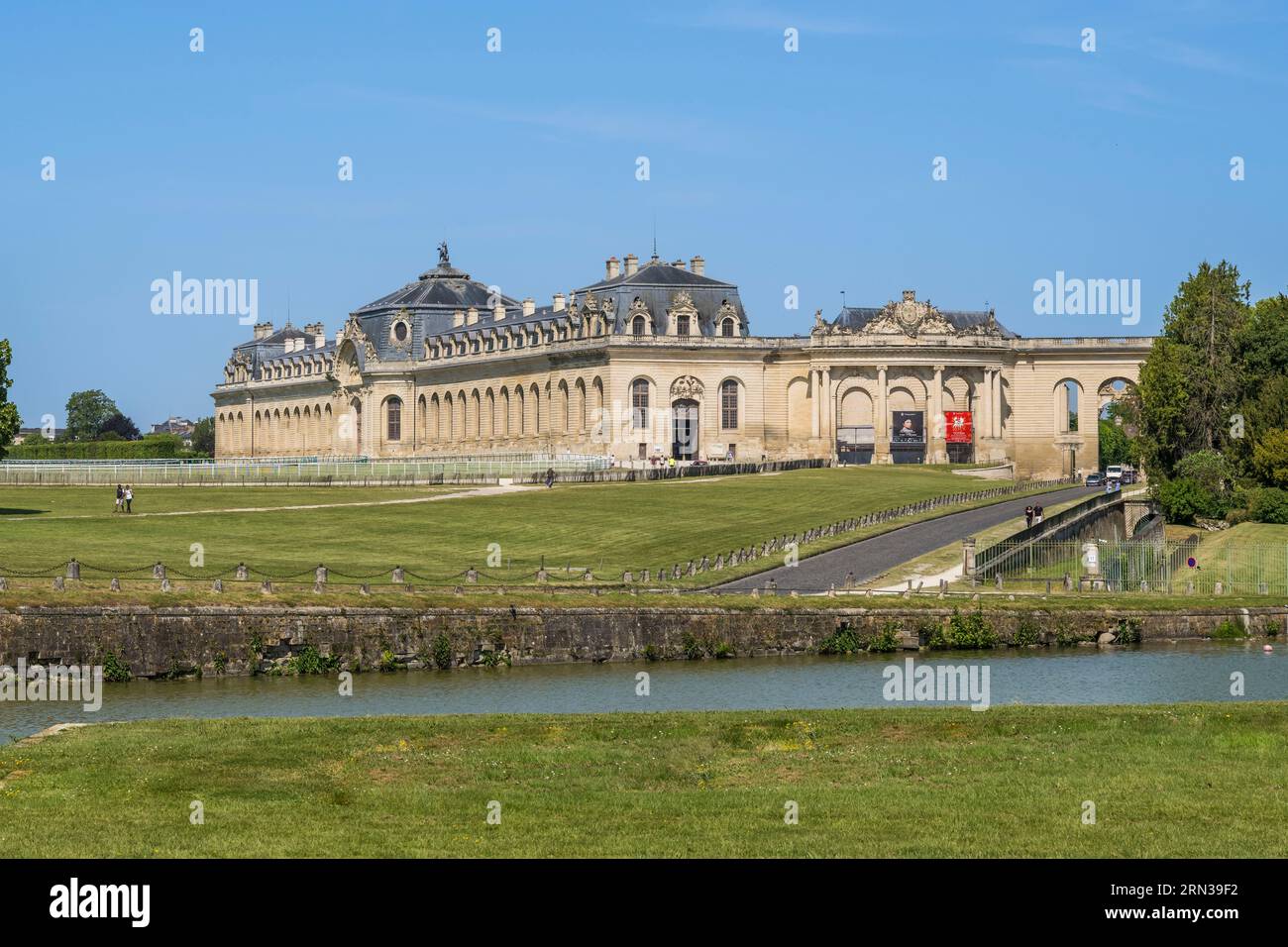 France, Oise, Chantilly, le château de Chantilly, les grandes Ecuries Banque D'Images
