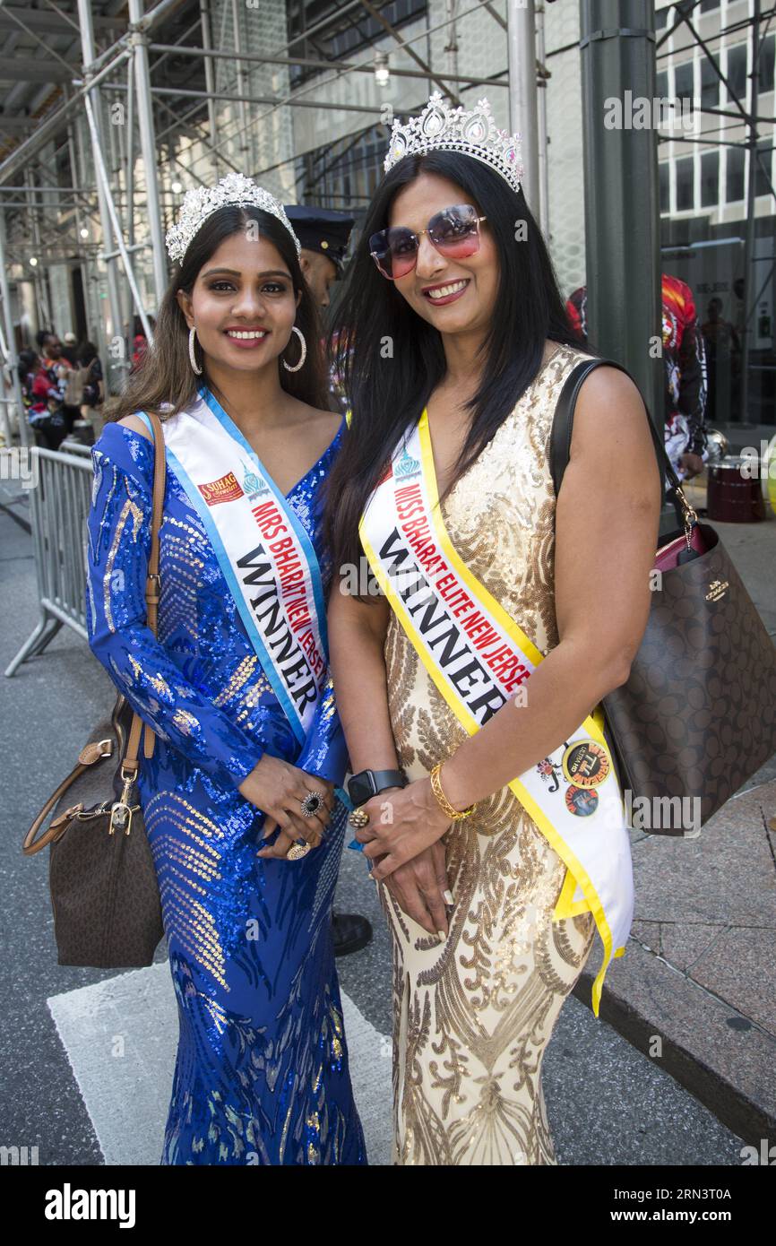 41e défilé annuel de la Journée de l'Inde sur Madison Avenue à New York en 2023. Banque D'Images