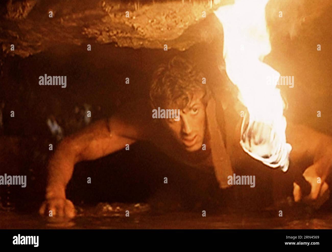 PREMIER film DE SANG 1982 Orion Pictures avec Sylvester Stallone Banque D'Images