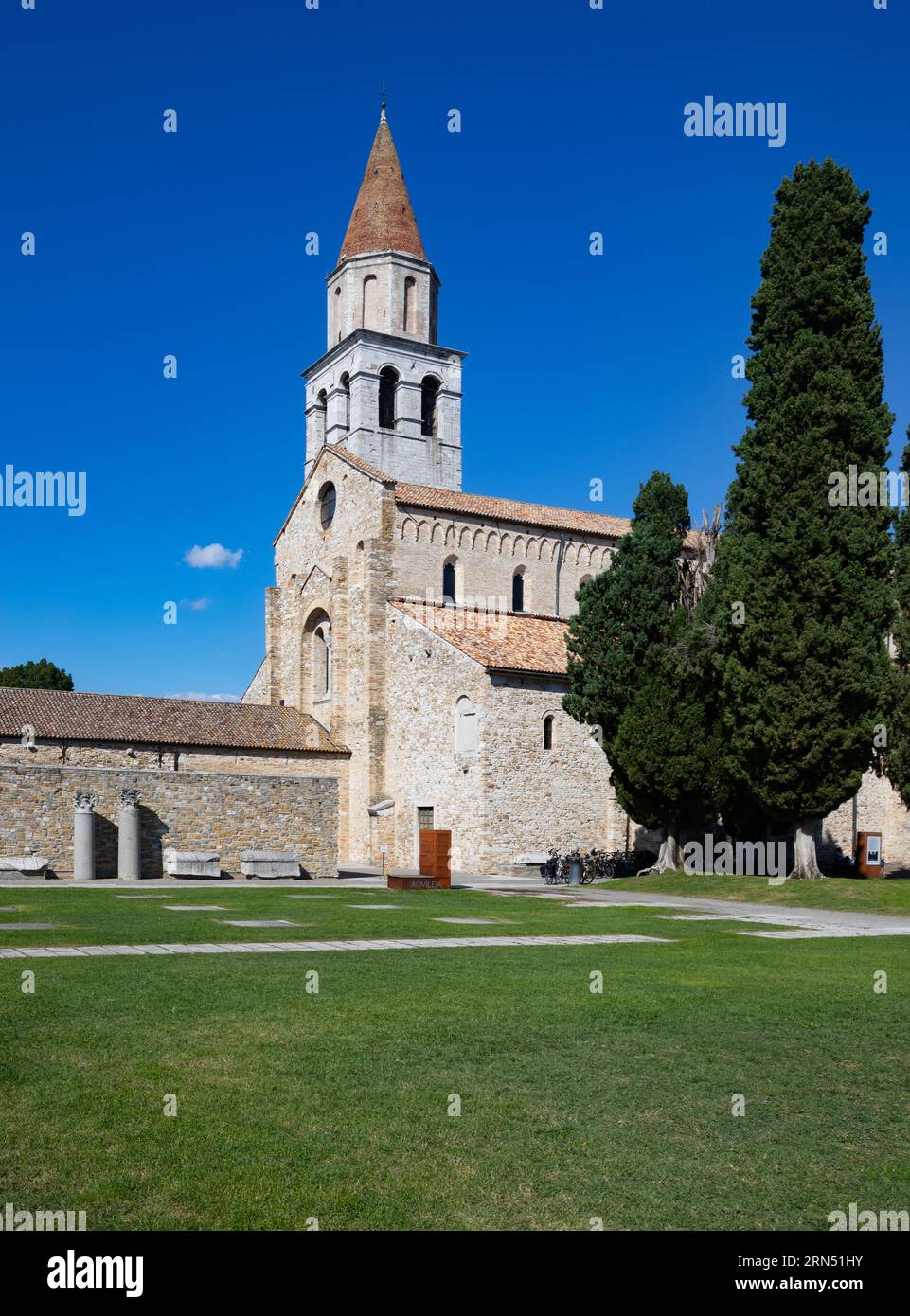 Basilique de Santa Maria Assunta d'Aquileia, Aquileia, Friuli Venezia Giulia, Italie Banque D'Images