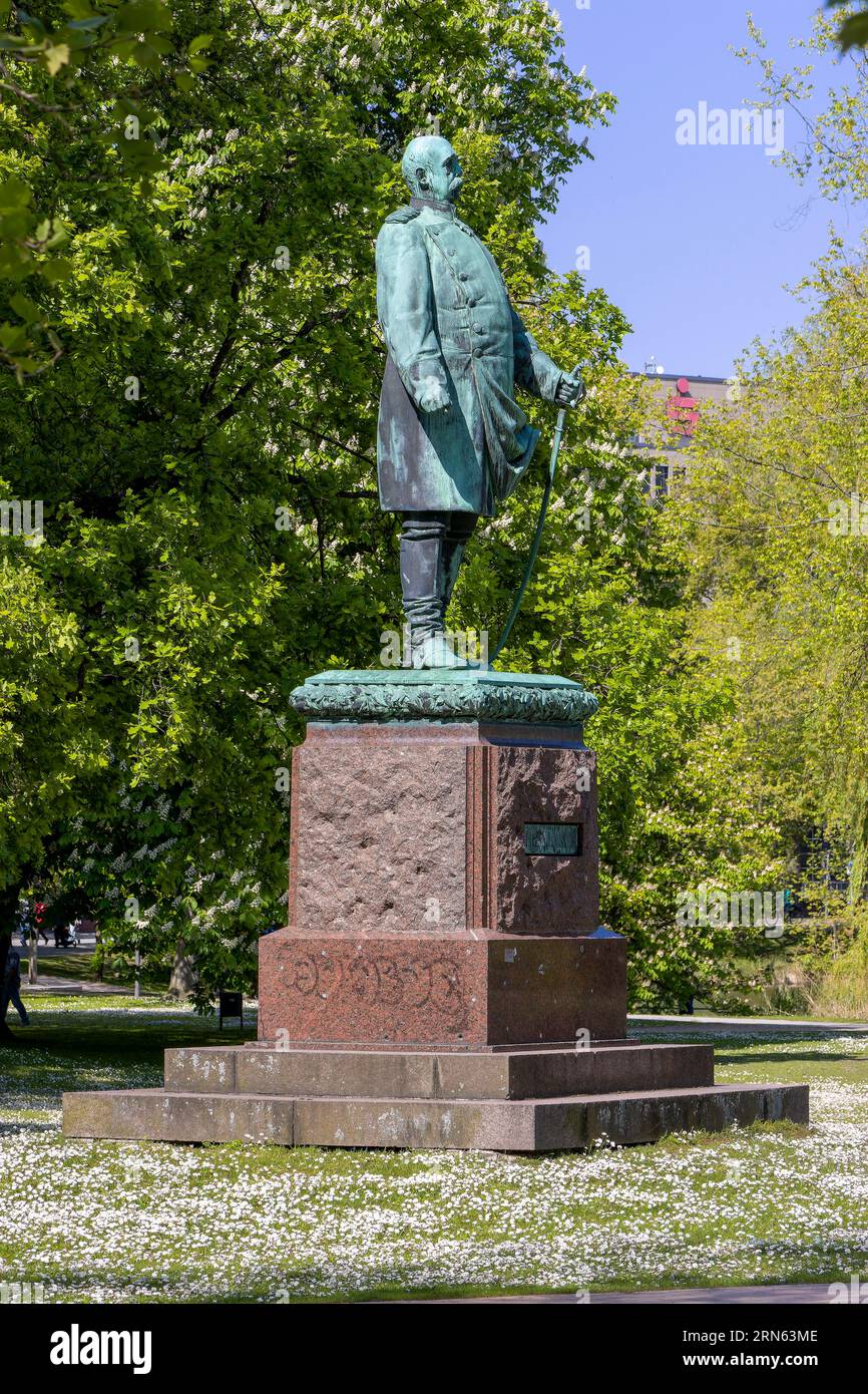 Statue d'Otto von Bismarck à Hiroshimapark, Kiel, Schleswig-Holstein, Allemagne, Europe Banque D'Images